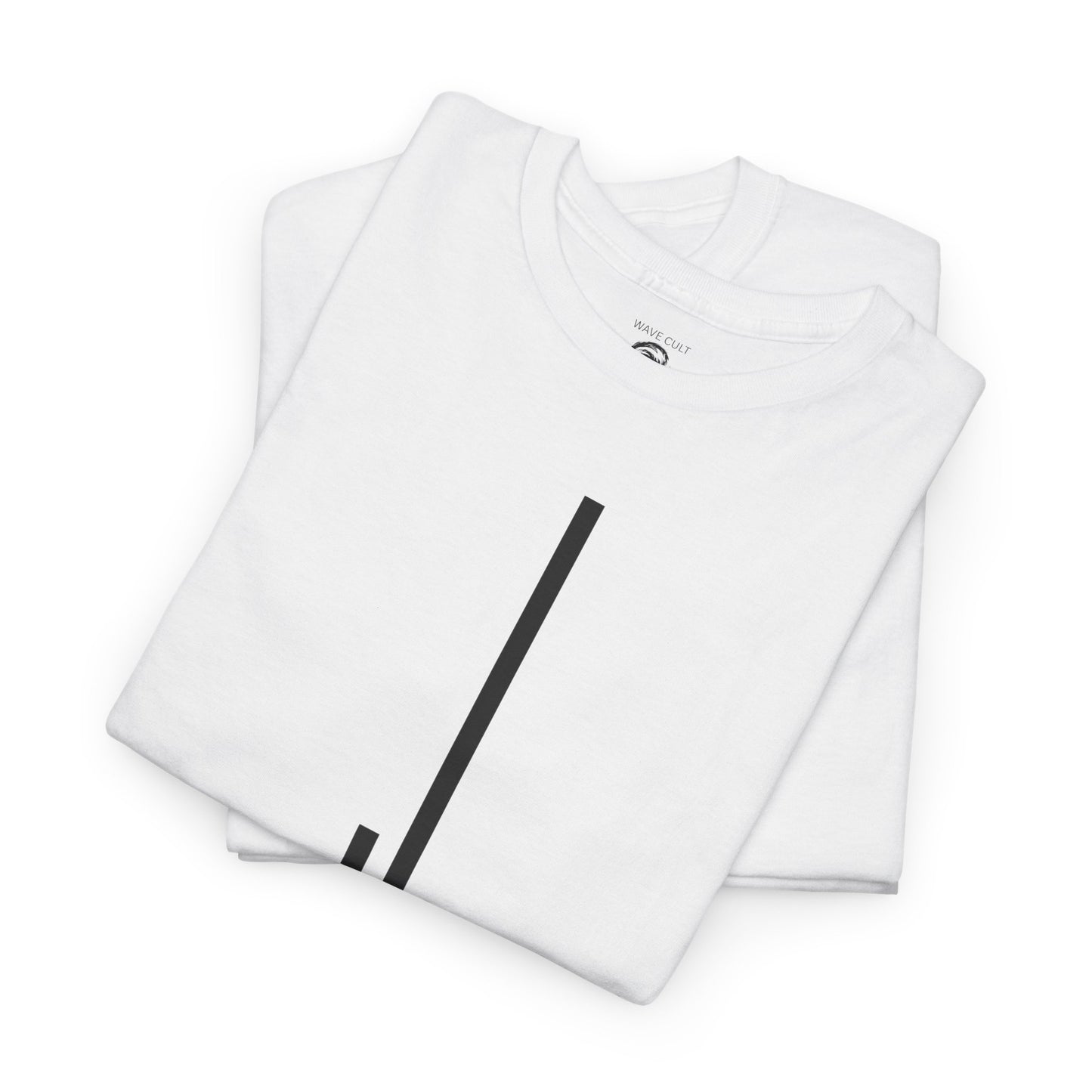 Minimalist Vertical Lines Unisex T‑Shirt — Modern Graphic Tee