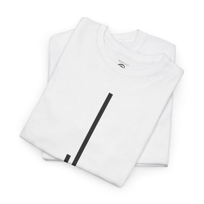 Minimalist Vertical Lines Unisex T‑Shirt — Modern Graphic Tee