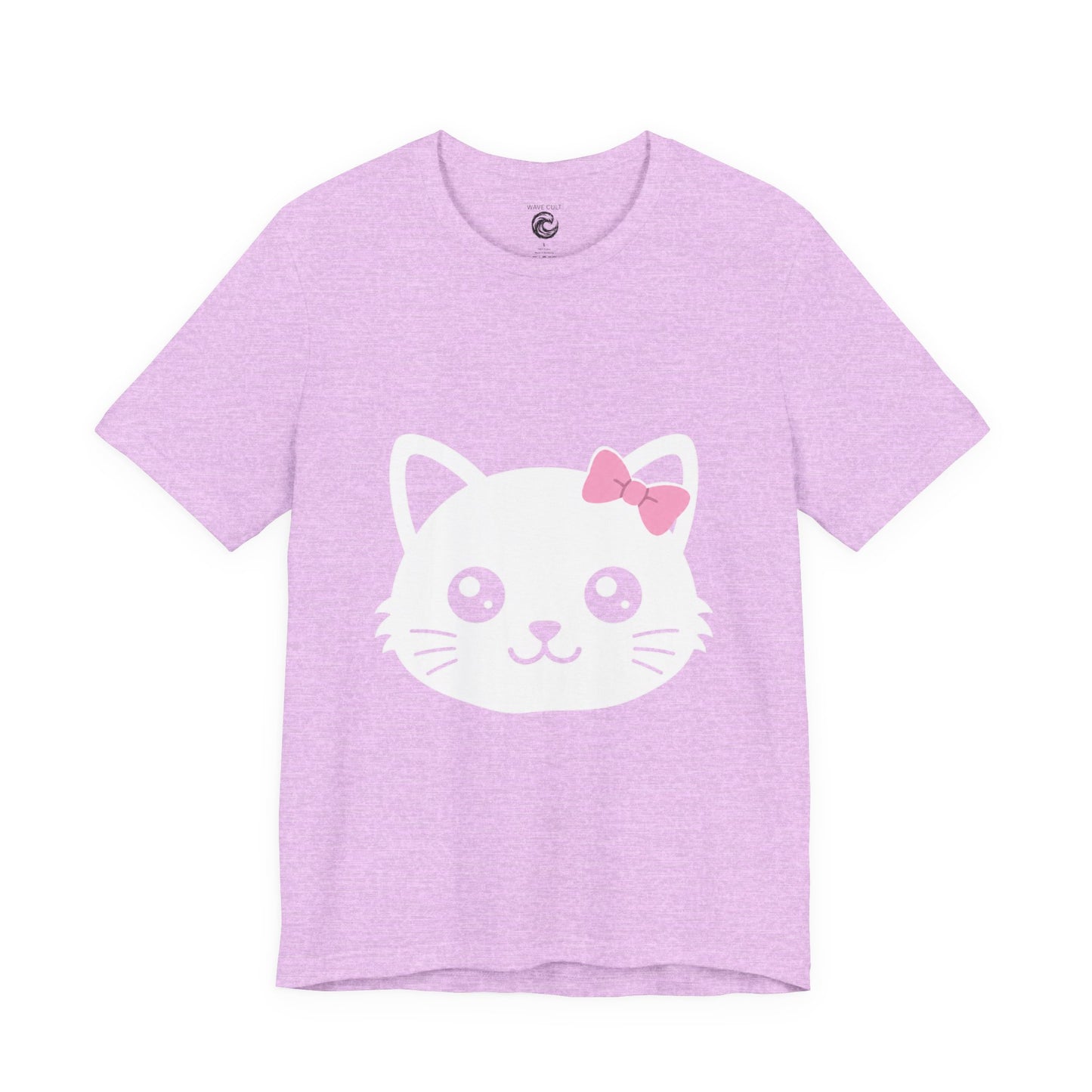 Cute Kawaii Cat Face Tee — Cute Kitty Graphic T-Shirt