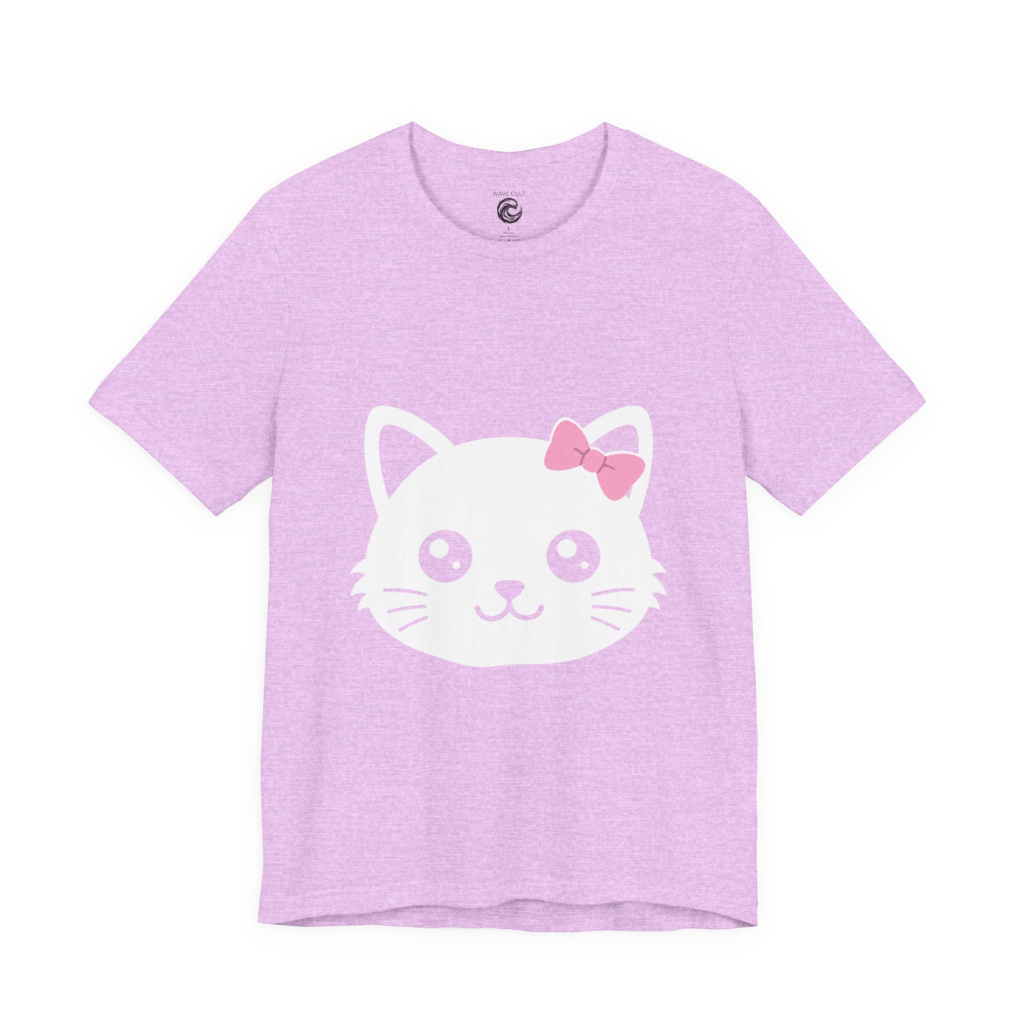 Cute Kawaii Cat Face Tee — Cute Kitty Graphic T-Shirt