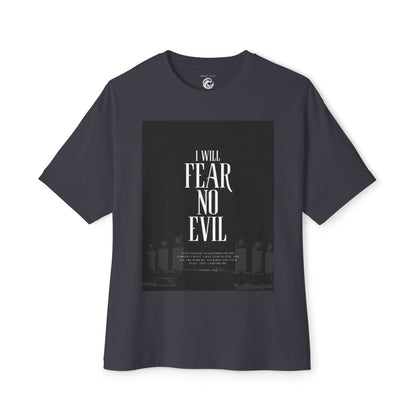 I Will Fear No Evil Tee — Inspirational Christian Graphic T-Shirt