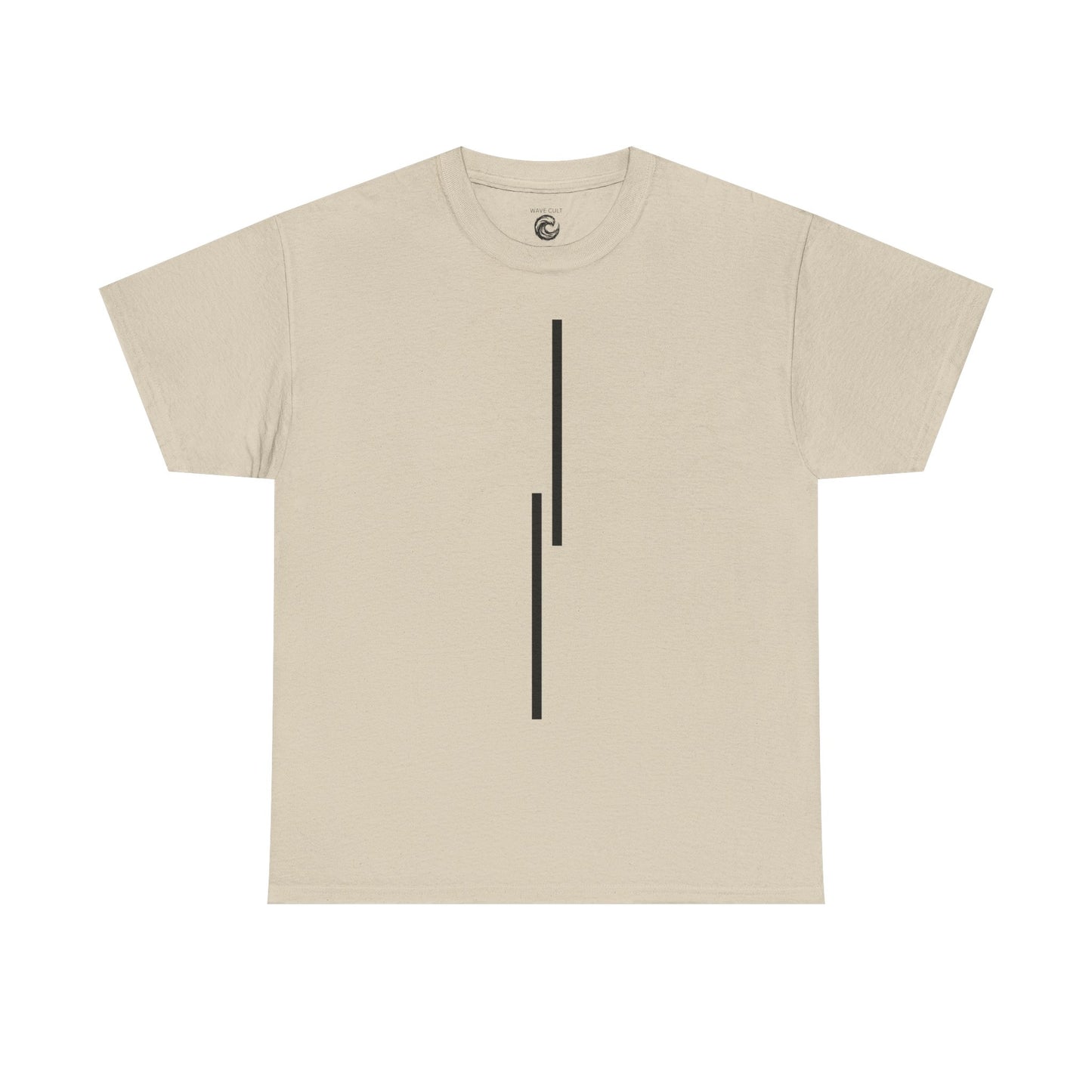 Minimalist Vertical Lines Unisex T‑Shirt — Modern Graphic Tee