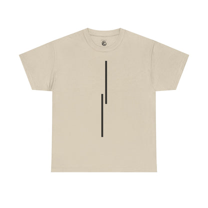 Minimalist Vertical Lines Unisex T‑Shirt — Modern Graphic Tee