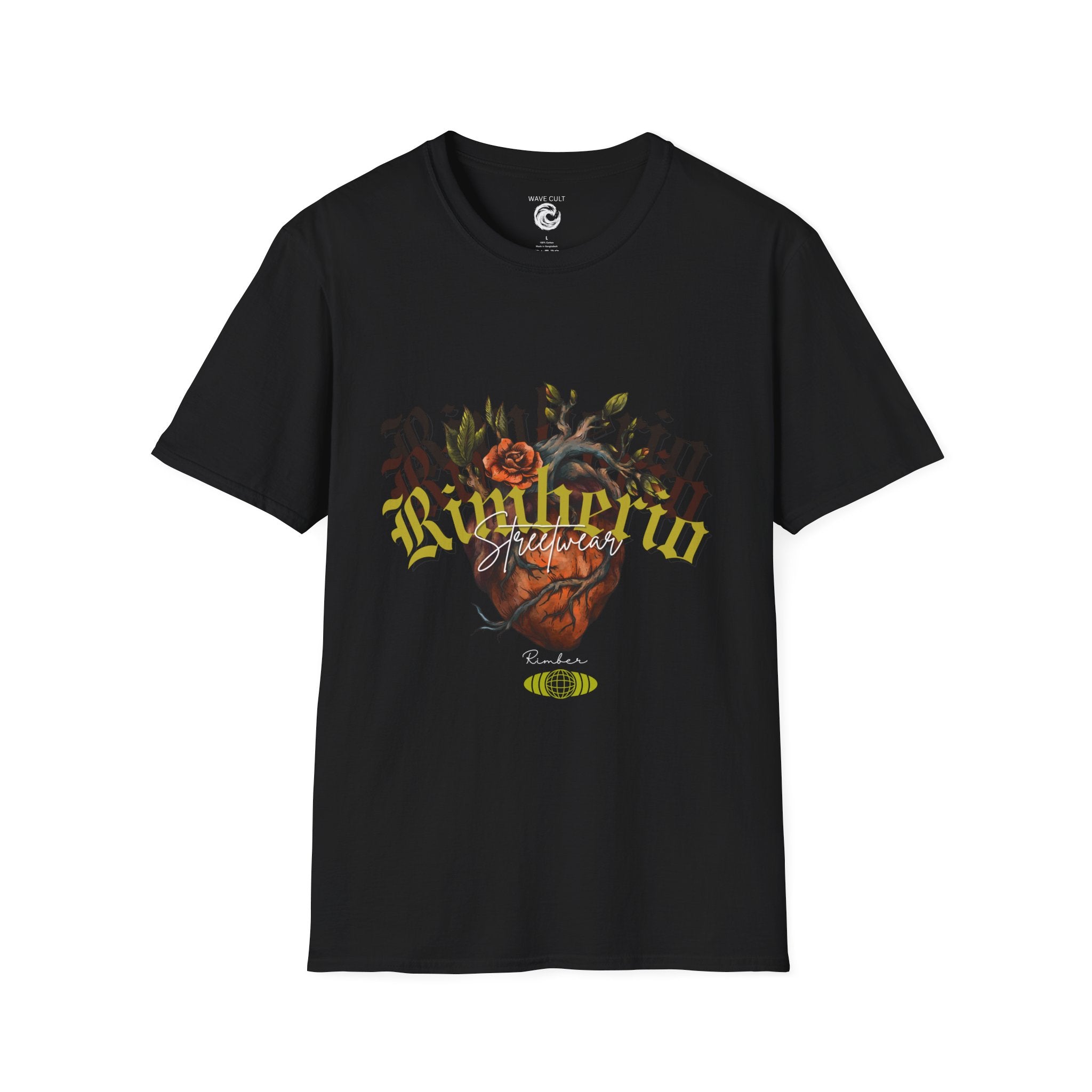 Rivtheria Floral Vintage Script T-Shirt
