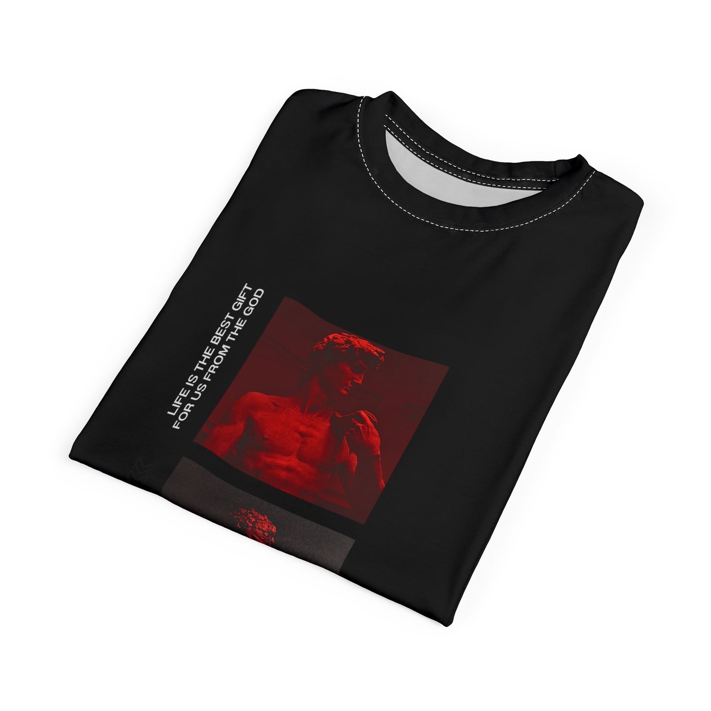 Evolution Muscle Tee — Vintage Red Photo Collage Athletic T‑Shirt