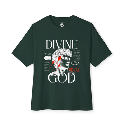 Divine God Statue Graphic Tee – Vintage Sculpture Art Shirt