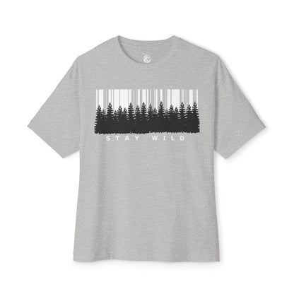 Stay Wild Forest Barcode Tee