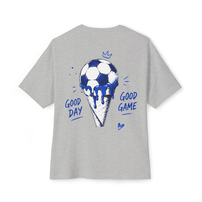 Soccer 'Game On' Graphic Tee – Play for the Dream Oversized Shirt