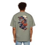 Wolf Skateboard Halloween Tee — Skater Wolf Trick-or-Treat Graphic Shirt