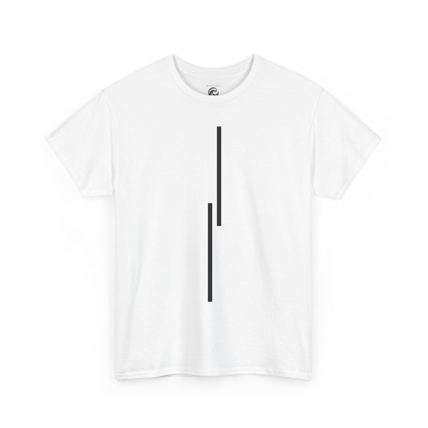 Minimalist Vertical Lines Unisex T‑Shirt — Modern Graphic Tee