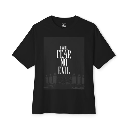 I Will Fear No Evil Tee — Inspirational Christian Graphic T-Shirt