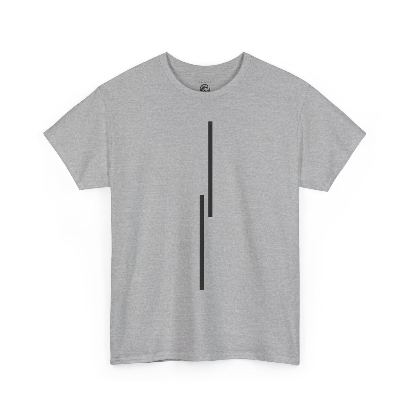 Minimalist Vertical Lines Unisex T‑Shirt — Modern Graphic Tee
