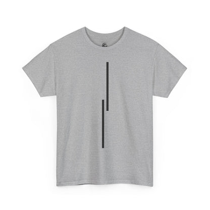 Minimalist Vertical Lines Unisex T‑Shirt — Modern Graphic Tee