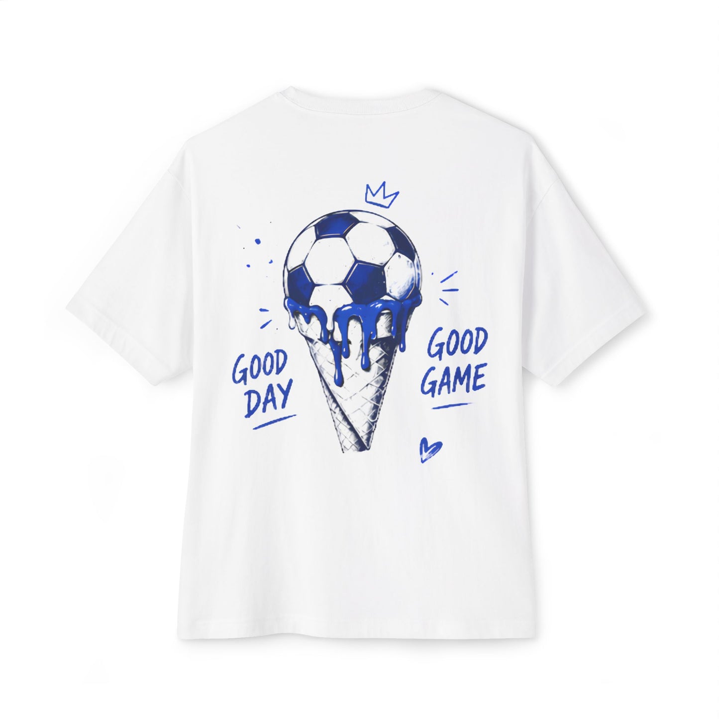 Soccer 'Game On' Graphic Tee – Play for the Dream Oversized Shirt