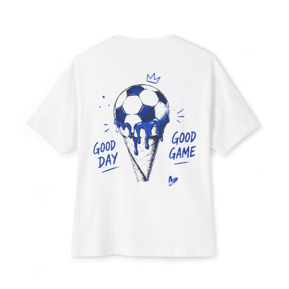 Soccer 'Game On' Graphic Tee – Play for the Dream Oversized Shirt