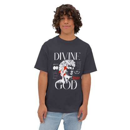 Divine God Statue Graphic Tee – Vintage Sculpture Art Shirt