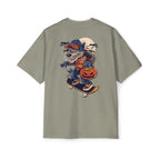 Wolf Skateboard Halloween Tee — Skater Wolf Trick-or-Treat Graphic Shirt