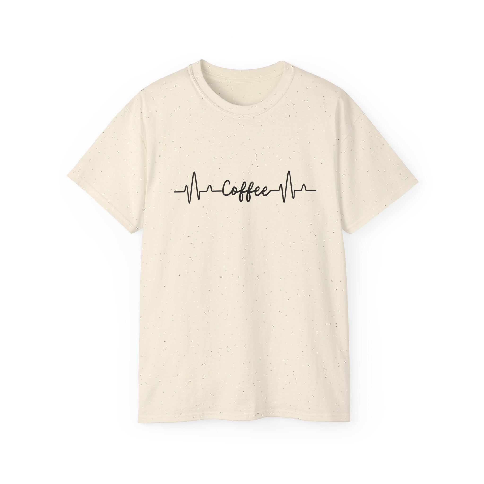 Coffee Heartbeat Tee — Coffee EKG Shirt for Coffee Lovers