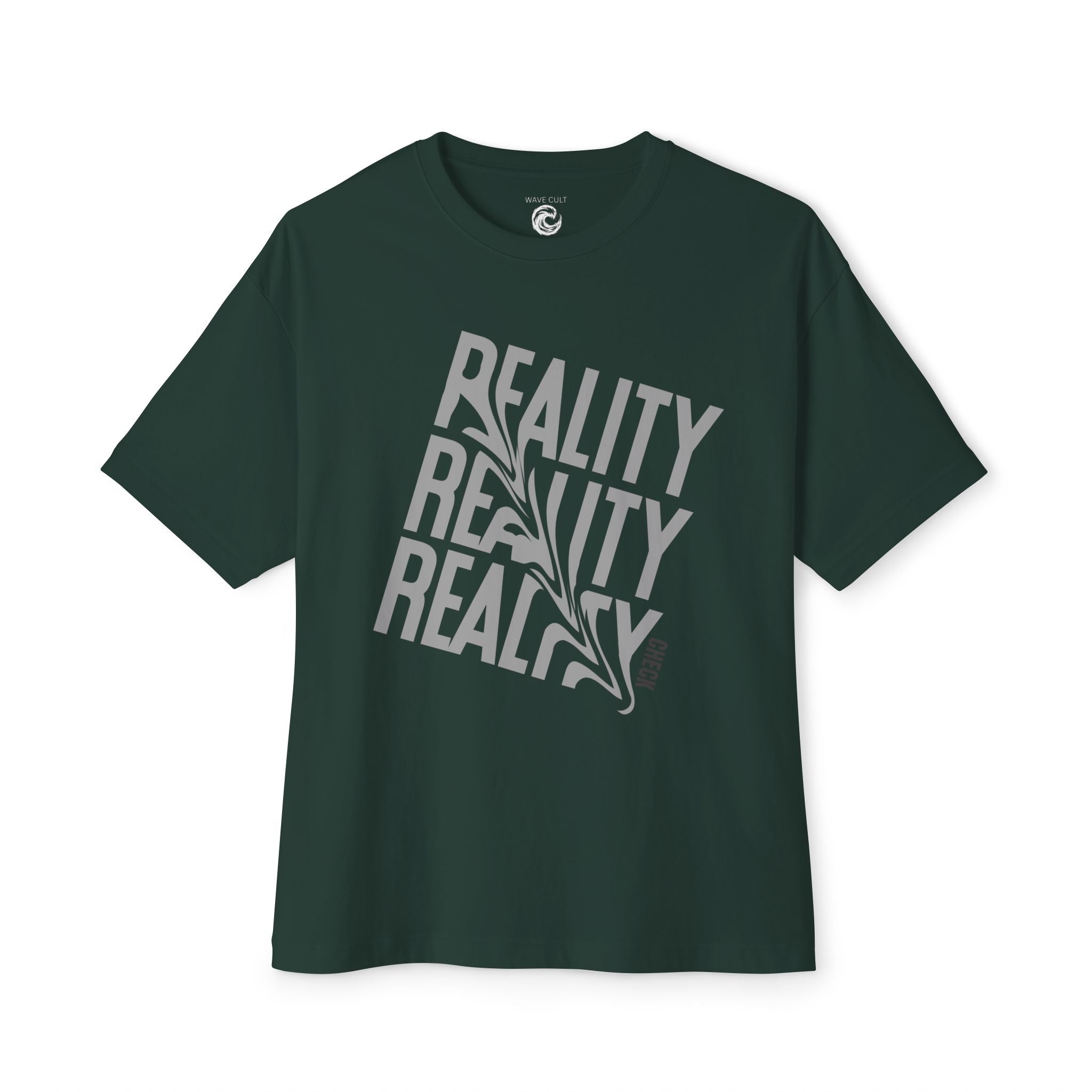 Messaging tshirt — Distorted 'Reality' Boxy T-Shirt