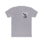 Crew Tee - Retro Dog Portrait "Love Me Like" Pocket Graphic