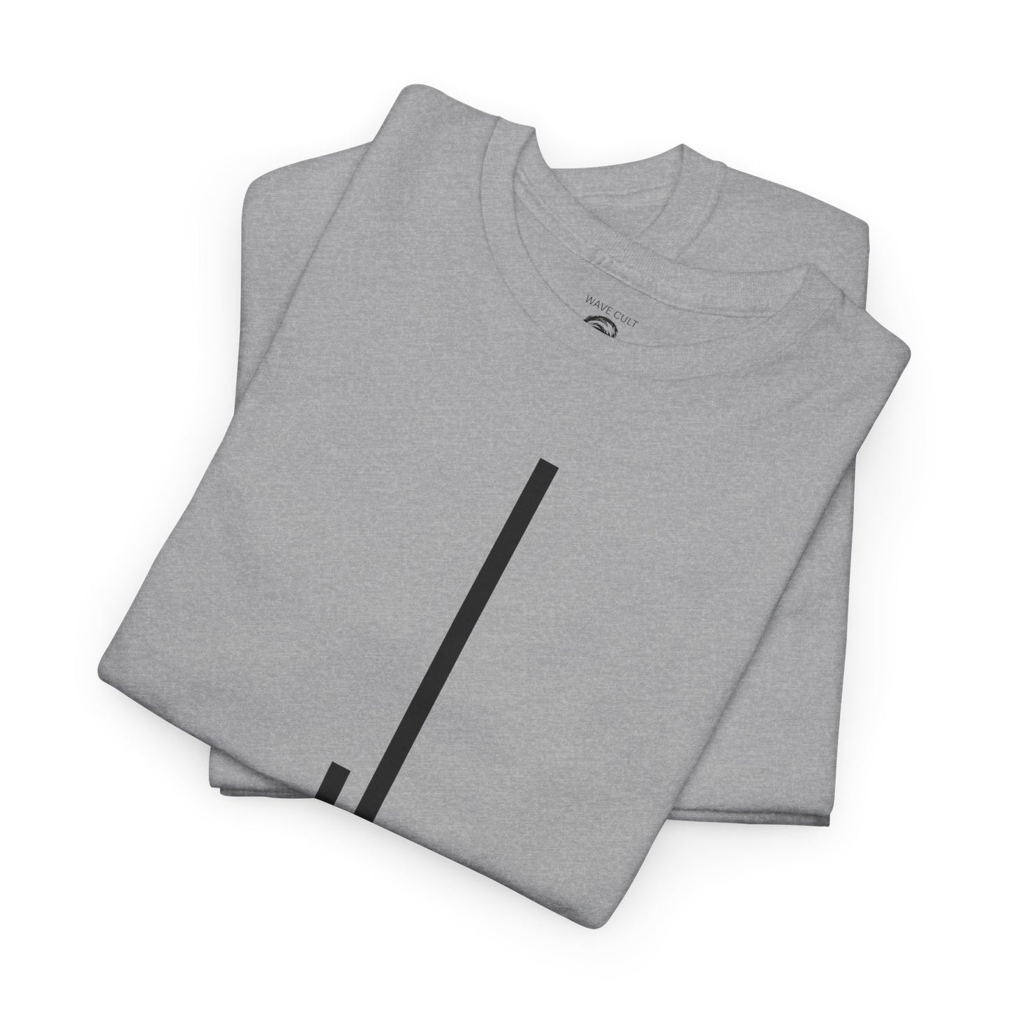 Minimalist Vertical Lines Unisex T‑Shirt — Modern Graphic Tee