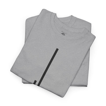 Minimalist Vertical Lines Unisex T‑Shirt — Modern Graphic Tee