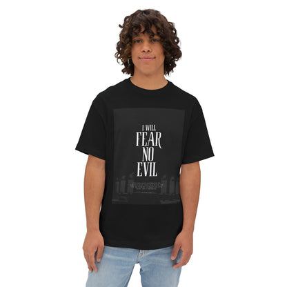 I Will Fear No Evil Tee — Inspirational Christian Graphic T-Shirt