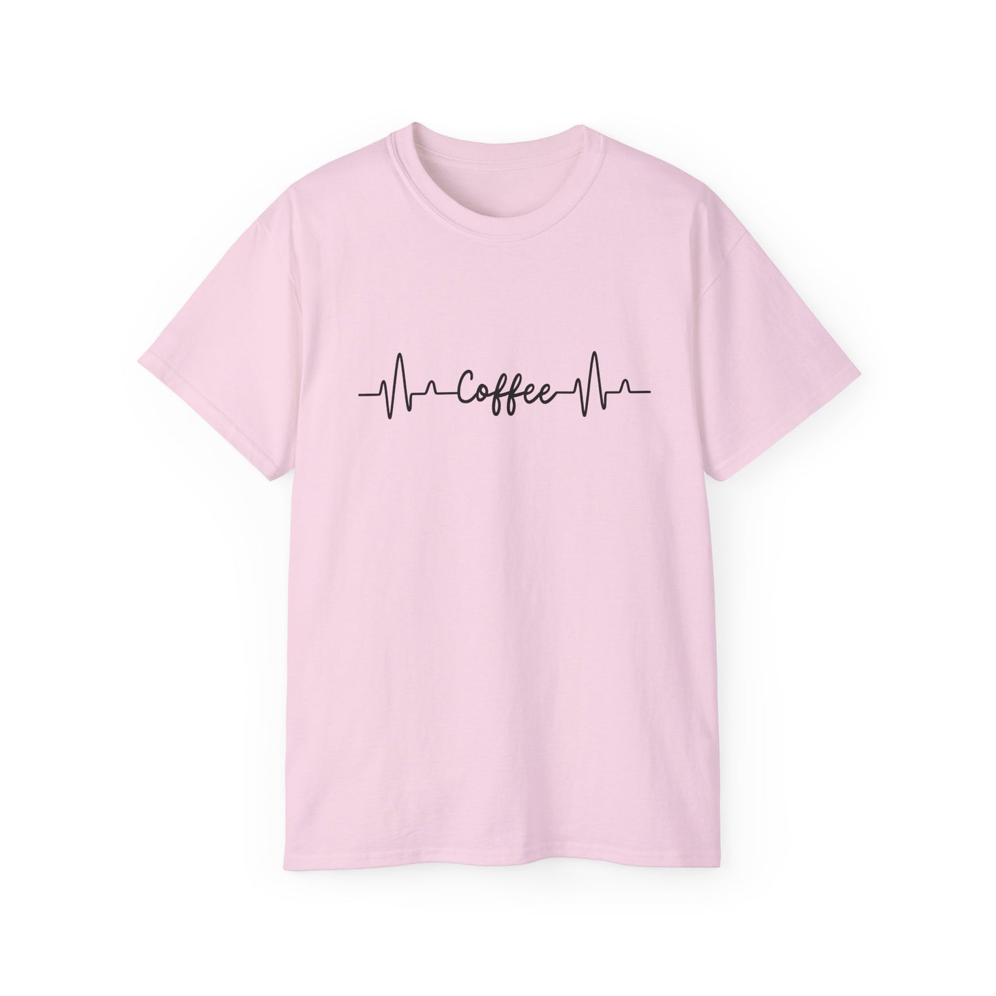 Coffee Heartbeat Tee — Coffee EKG Shirt for Coffee Lovers