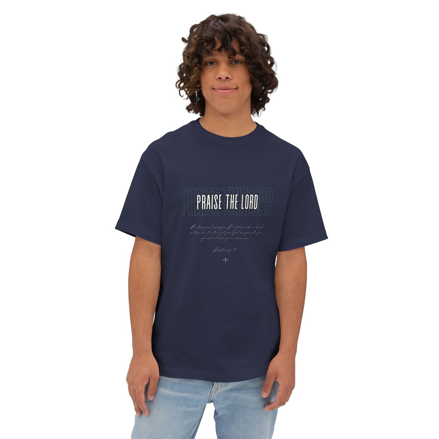 Praise The Lord Tee — Christian Oversized Boxy T-Shirt