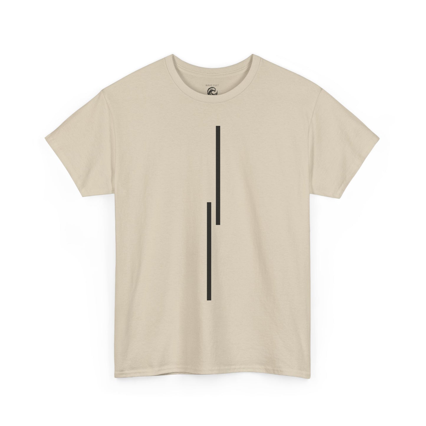 Minimalist Vertical Lines Unisex T‑Shirt — Modern Graphic Tee