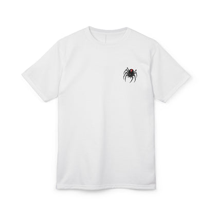 Spider Chest Tee — Small Redback Spider Graphic T‑Shirt