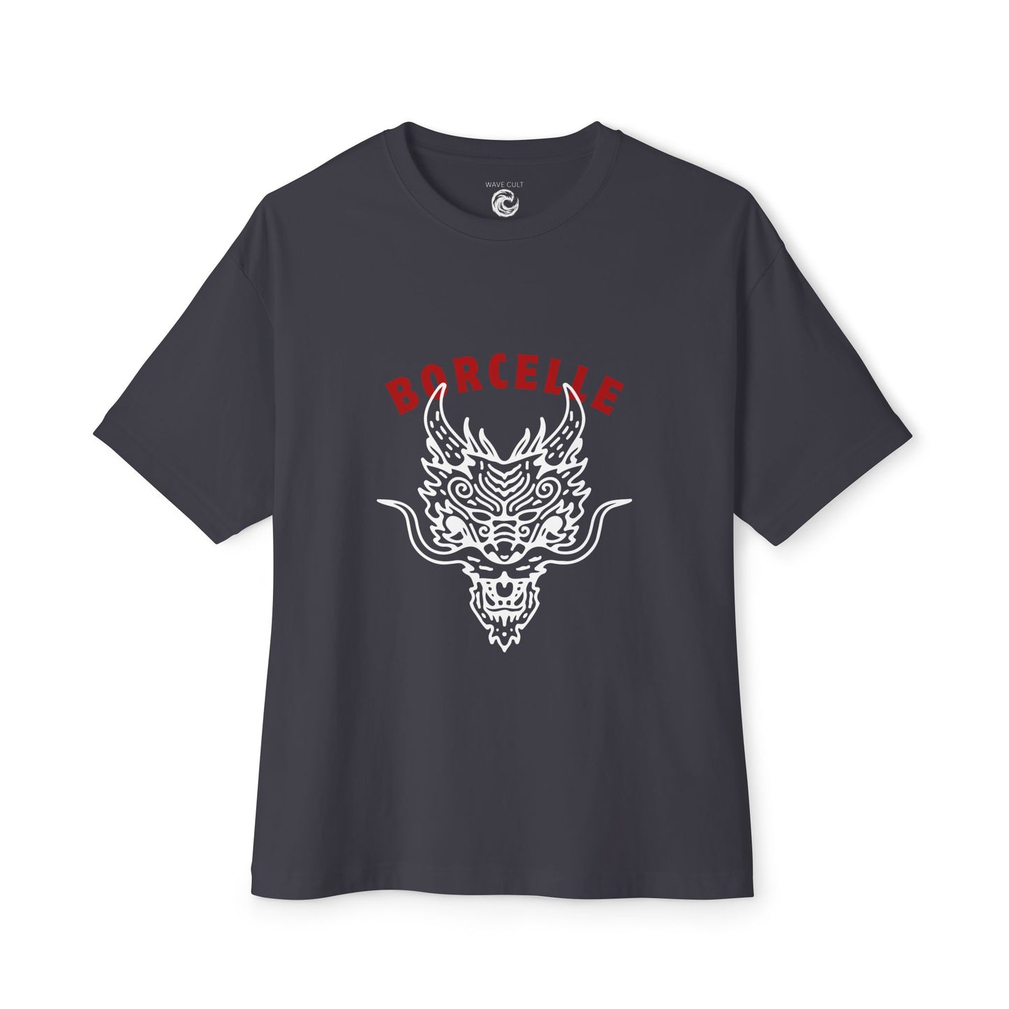 Dragon Skull Tee – 'Borcelle' Graphic Oversized Boxy T-Shirt