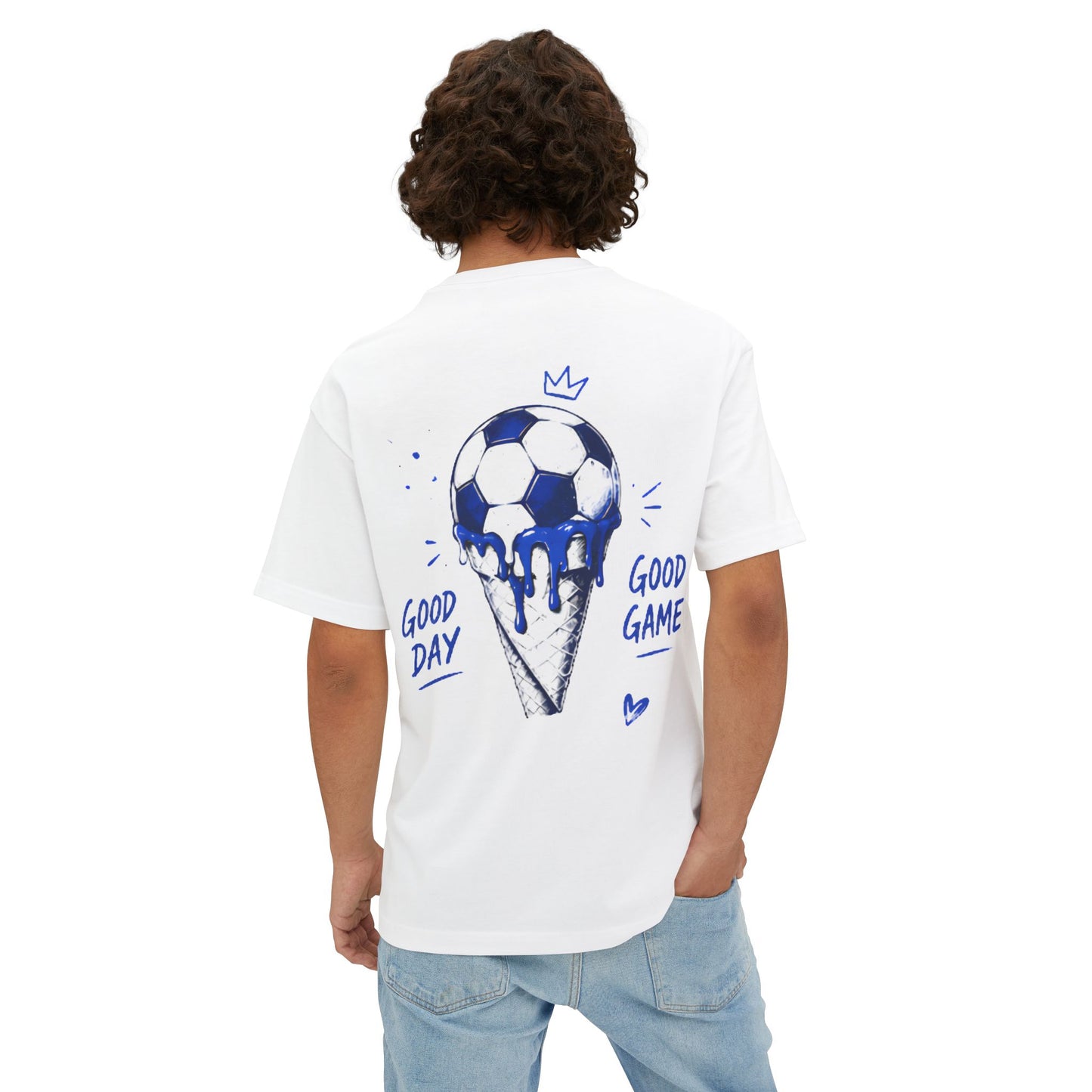Soccer 'Game On' Graphic Tee – Play for the Dream Oversized Shirt