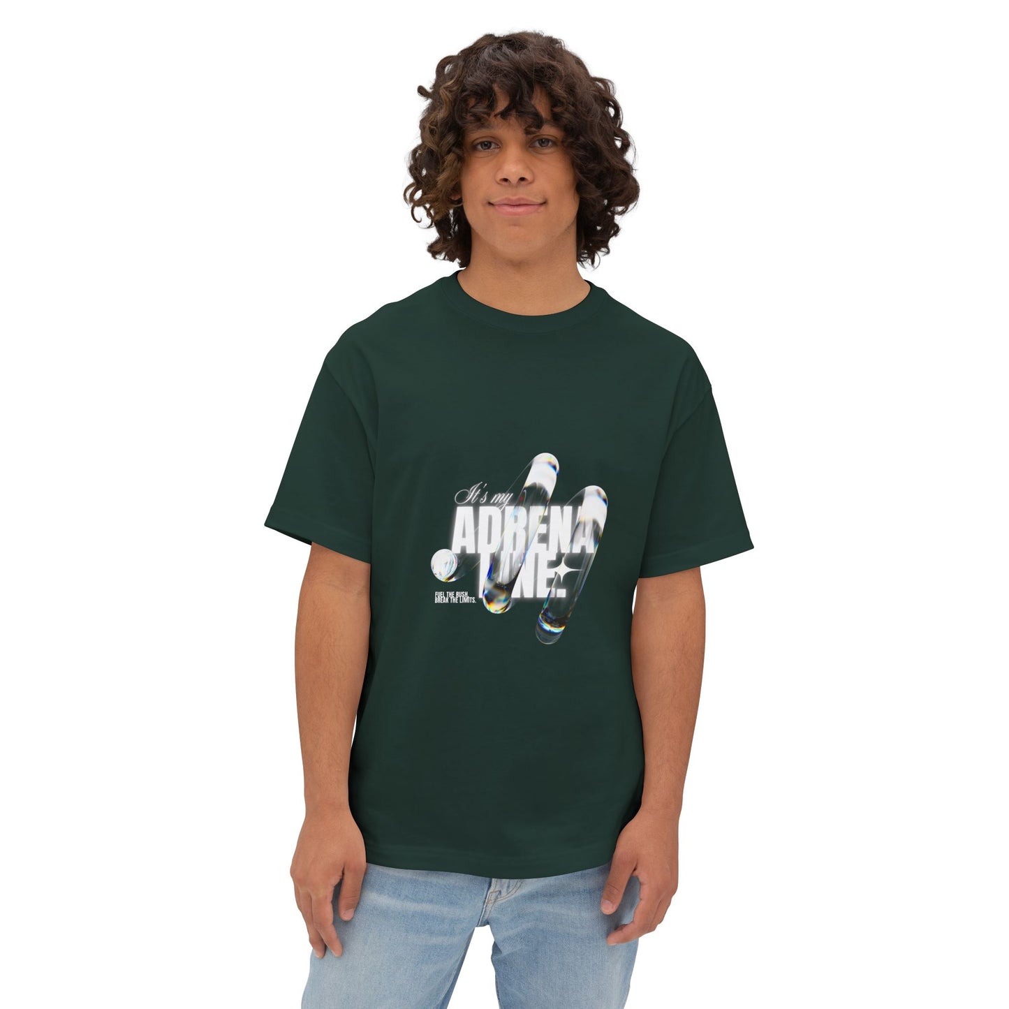 Adrenaline Surf Graphic Tee — Oversized Boxy Skate/Surf T-Shirt