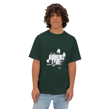 Adrenaline Surf Graphic Tee — Oversized Boxy Skate/Surf T-Shirt
