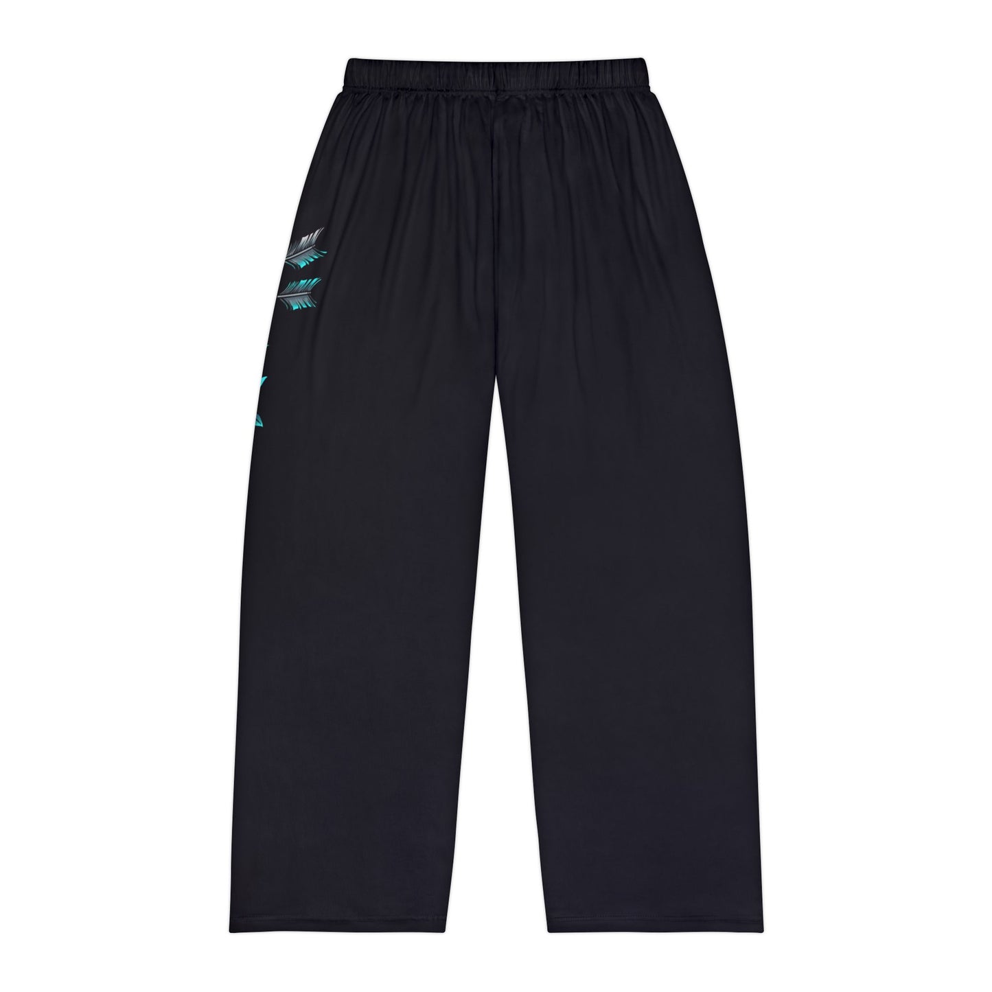 Men's Pajama Pants — Teal Dragon Smoke Graphic Lounge Pants