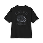 Black Rose Graphic Tee — 'Black Rose' Gothic Floral Oversized T-Shirt