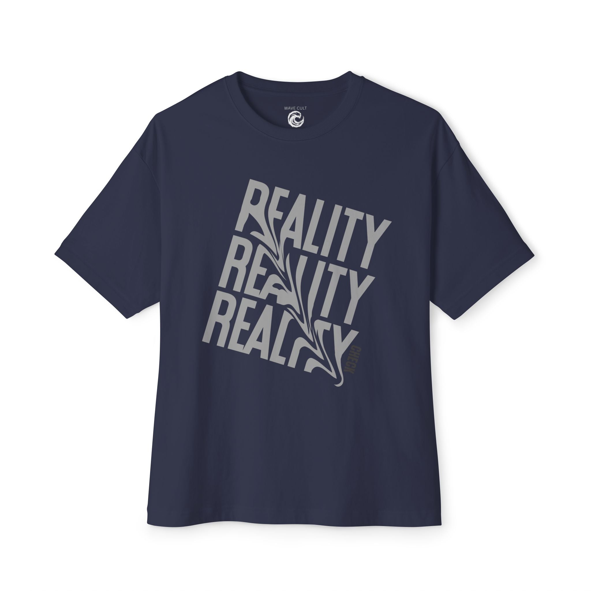 Messaging tshirt — Distorted 'Reality' Boxy T-Shirt