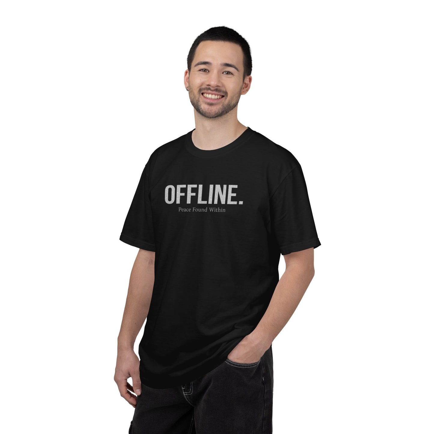 Offline Solitude T-Shirt — "Solitude: True Deep Conversations Happen in Silence" Graphic Tee