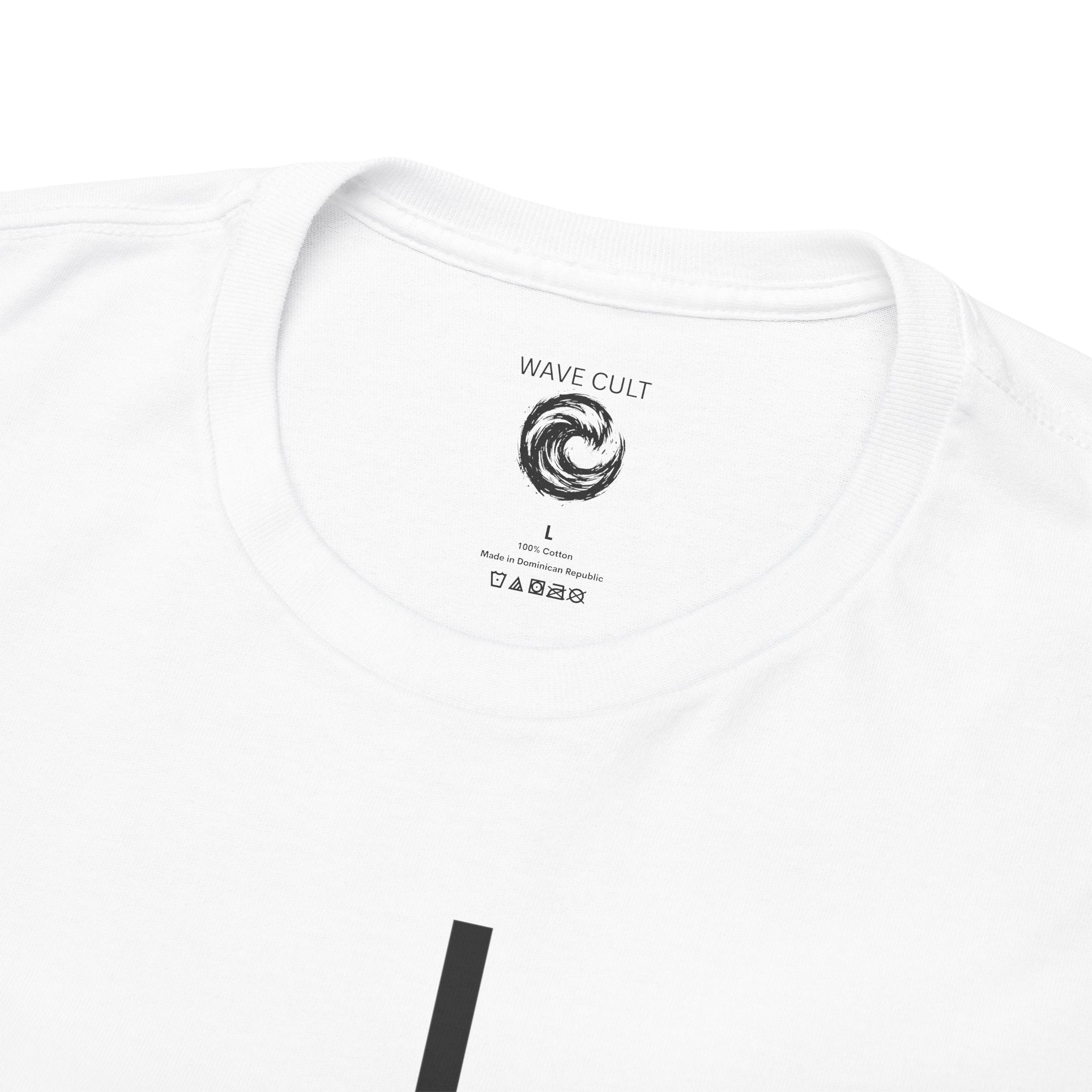 White tshirt - Minimalist Vertical Lines Unisex