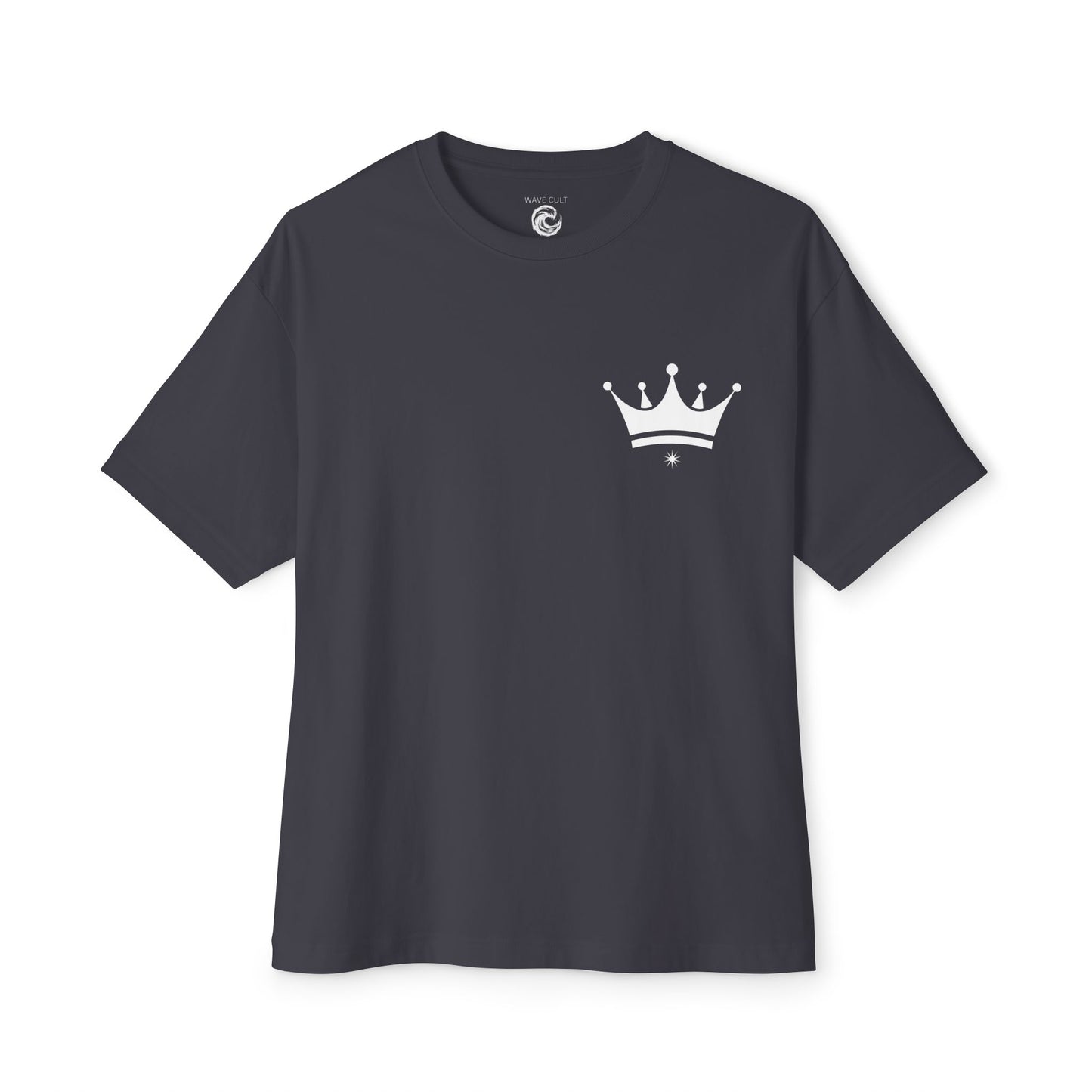 Crown Reflection Tee — Psalm 27:1 Inspirational Oversized T-Shirt