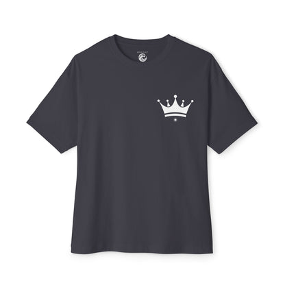 Crown Reflection Tee — Psalm 27:1 Inspirational Oversized T-Shirt