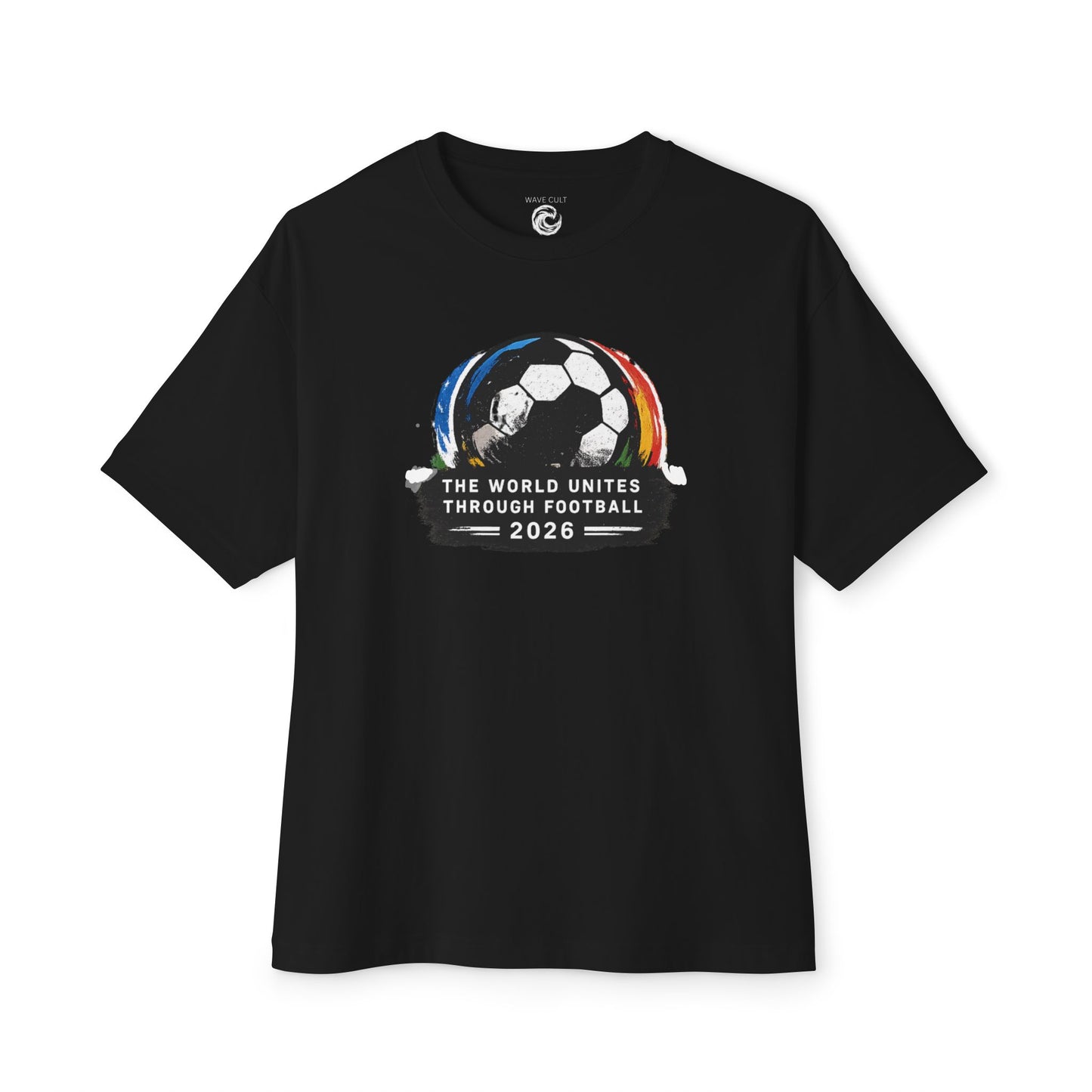 Soccer Tee — “The World Unites Through Football 2026” Graphic Jersey T‑Shirt