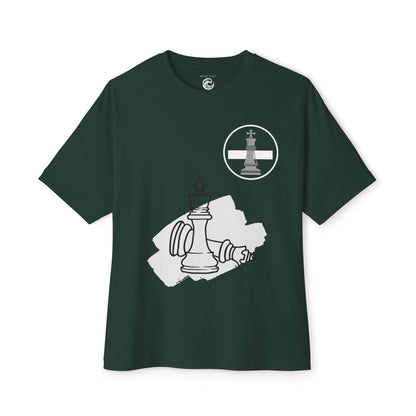 Checkmate Chess Tee — King vs King Graphic Oversized T-Shirt