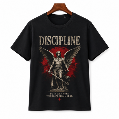 Discipline & Loyalty Sports Jersey — Angel Warrior and Guard Dog Graphic